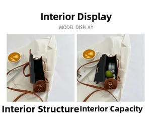 Internal layout of brown mini Kelly bag with storage capacity for cosmetics and mirror