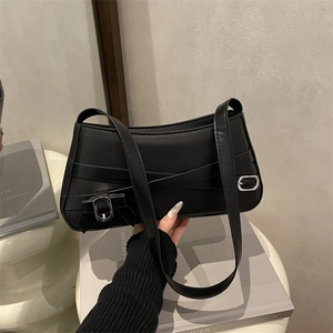 Borsa Sottobraccio Donna con Fiocco in Pelle PU Tracolla Incrociata Fibbia Metallo Borsa a Spalla Retrò Pendolare per Signora