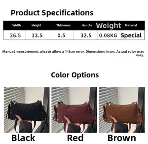Detailed dimension guide and color options for the leopard print bow shoulder bag
