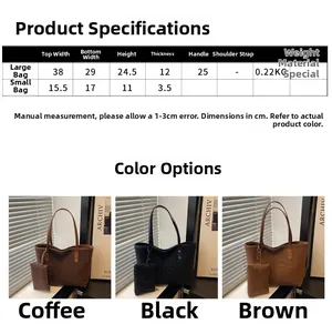 Tableau des tailles détaillé et dimensions du sac cabas léopard avec ses options