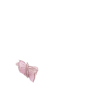 Delicate pink butterfly gauze fabric accessory for DIY hair clips and floral decor