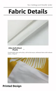 Detail of 165g high-density soft plush fabric texture for floral pillow covers