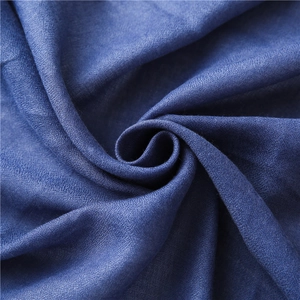 Detailed close-up of dark blue woven fabric texture with elegant pleated folds
