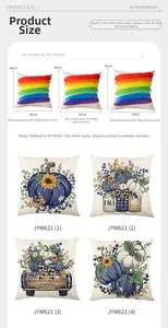 Guide des tailles de housses de coussin d'automne avec poids de rembourrage recommandés