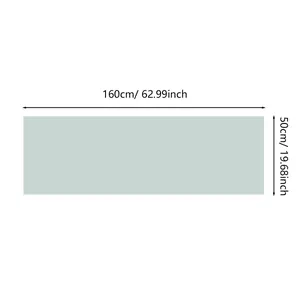 Size guide for long lotus print georgette scarf showing 160x50cm dimensions on white background
