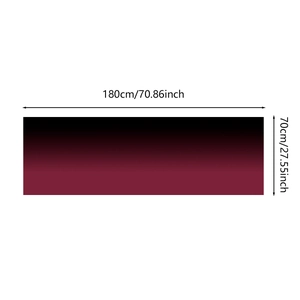 Diagrama de tallas de bufanda larga de gasa degradada de 180cm x 70cm para uso playero
