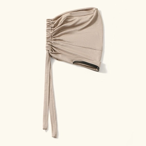 Donna colore solido elastico cuffia sotto hijab traspirante comodo abbigliamento quotidiano