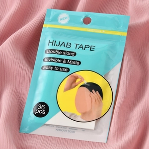 Double-sided invisible matte hijab tape for non-slip headscarf fixation 36 pieces pack