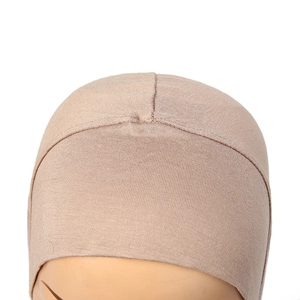 Women's solid color modal stretch under cap hijab Muslim inner bonnet breathable headwear