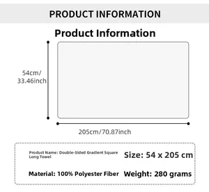 Tabella taglie per sciarpa a quadri 54x205cm in poliestere da 280g con dettagli