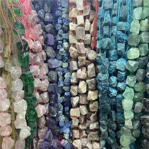 Perles de Pierre Brute Irrégulières Naturelles pour la Fabrication de Bijoux DIY Quartz Guérisseur Agate Spécimen Minéral Reiki
