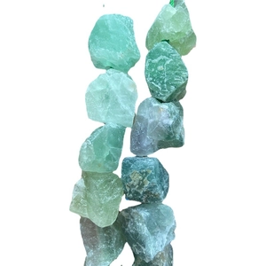 Perles en cristal de fluorite verte naturelle pour bijoux DIY et artisanat