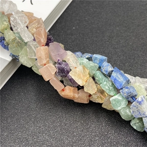 Irregular amethyst lapis natural raw gemstone beads for DIY jewelry making accessories