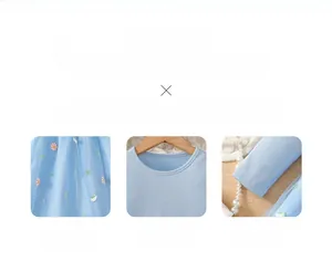 Détail du corsage en tricot et jupe en tulle avec broderie florale pour filles