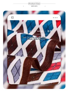 Close-up of diamond pattern scarf, 100% polyester fabric, size 70x70cm details