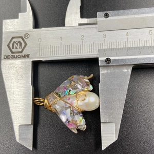 Handmade butterfly pendant with irregular pearl and amethyst wire wrapping measurement