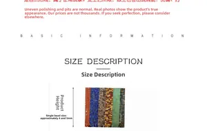 Detailed view of 4mm and 5mm multi-colored stone abacus beads for DIY jewelry making