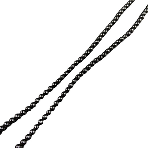 Polished 4mm hematite beads for jewelry making with metallic grey gemstone shine