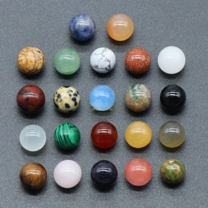 Assorted 8mm natural green aventurine and gemstone round beads for jewelry making
