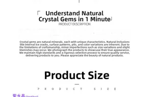 Macro detail of natural amethyst stone properties and quality guarantee description