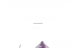 Detailansicht einer Amethyst-Kristallpyramide mit einem Gewicht von etwa 80 Gramm