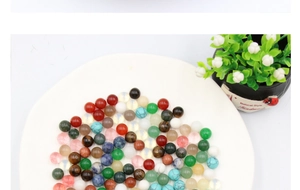 Mix of 10mm natural gemstone round beads in various colors for DIY jewelry making