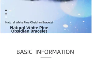 Detail of 8mm natural white turquoise and black agate beads for yin yang bracelets