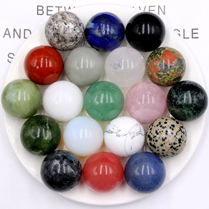 Natural Crystal Sphere Polished Stone Ball For Healing Meditation Home Decor Yoga Office Ornaments DIY Crafts