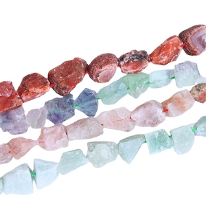 Natürliche unregelmäßige Kristall und Fluorit Rohsteinperlen für DIY Schmuck
