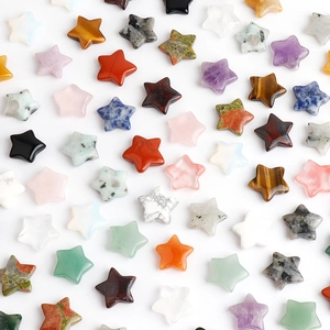 Assortimento di stelle in cristallo naturale e agata da 15 mm per decorazioni fai-da-te