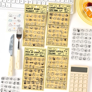 Clear Silicone Stamps DIY Scrapbooking Planner Decoration Transparent Rubber Stamp For Journaling Notebook Crafts Cute Cartoon Styles For Adults And Kids
