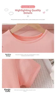 Detailed close-up of pink knit dress collar and elastic cuffs with ribbed texture