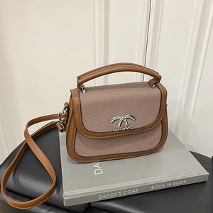 Sac À Bandoulière Rétro Niche Femmes Couleur Contrastée Tissé PU Cuir Sac À Main Avec Poignée Bandoulière Réglable Mode Coréenne