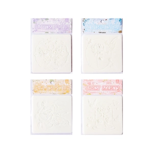 Garden and butterfly PET stencils set for painting and DIY scrapbooking 6 pieces