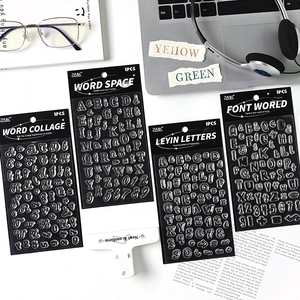 Alphanumeric Clear Stamps Transparent Silicone English Letters And Numbers For DIY Scrapbooking Journaling Decorative Card Making