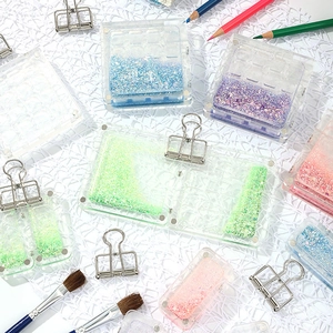 Palette en Acrylique Transparent Sable Mouvant Boîte Magnétique pour Aquarelle Multi Grilles Fournitures d'Art Portables pour Artistes Étudiants