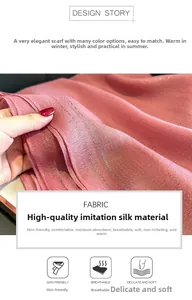 Detalle de bufanda de seda rosa con textura suave y finos hilos dorados brillantes
