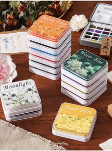 Eco-friendly craft ink pads in assorted colors for vintage scrapbooking and stamps