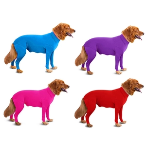 Combinaison élastique pour chien en quatre couleurs pour grands chiens comme Golden Retriever