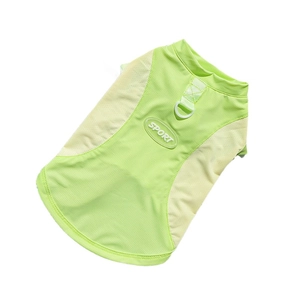 Golden Retriever breathable quick-dry ice silk dog sport vest with D-ring and sport logo