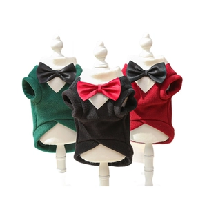 Gentle pet suit vest collection in velvet texture for dogs and cats in three colors