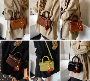 Fashionable matte suede crossbody bag shown on models in various stylish outfits