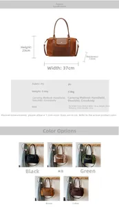 Tableau des tailles détaillé du grand sac cabas vintage avec mesures précises