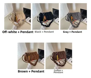 Detailed comparison of five leopard print pleated handbags with beaded charms and straps