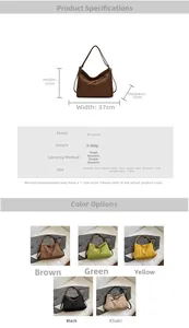 Guide détaillé des dimensions et caractéristiques du sac cabas rétro en suédine
