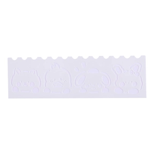 Cartoon animal hollow drawing templates for children scrapbooking and DIY drawing projects