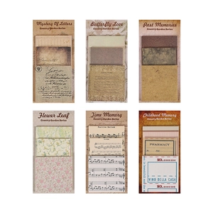60 hojas de papel decorativo retro serie Country Garden para álbumes de recortes
