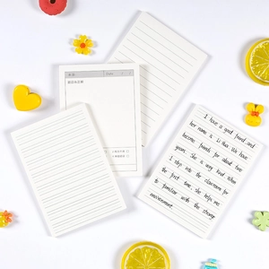 Creative Error Correction Sticky Notes For Students Study Memo Pads Lined English Practice Grid Paper Office School Stationery