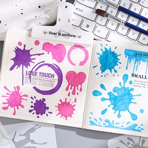 Σετ στένσιλ PET και κλιπ για δημιουργικό scrapbooking και καλλιτεχνική ζωγραφική