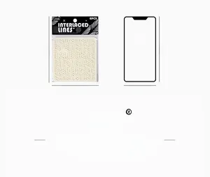 Size comparison of retro PET stencils (147x105mm) next to an iPhone 12 outline